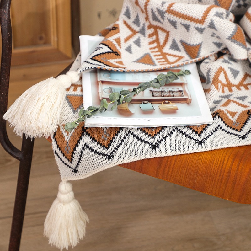Boho Throw Blanket Fringe - Boho Southwestern Fringed Throw Blanket Desert