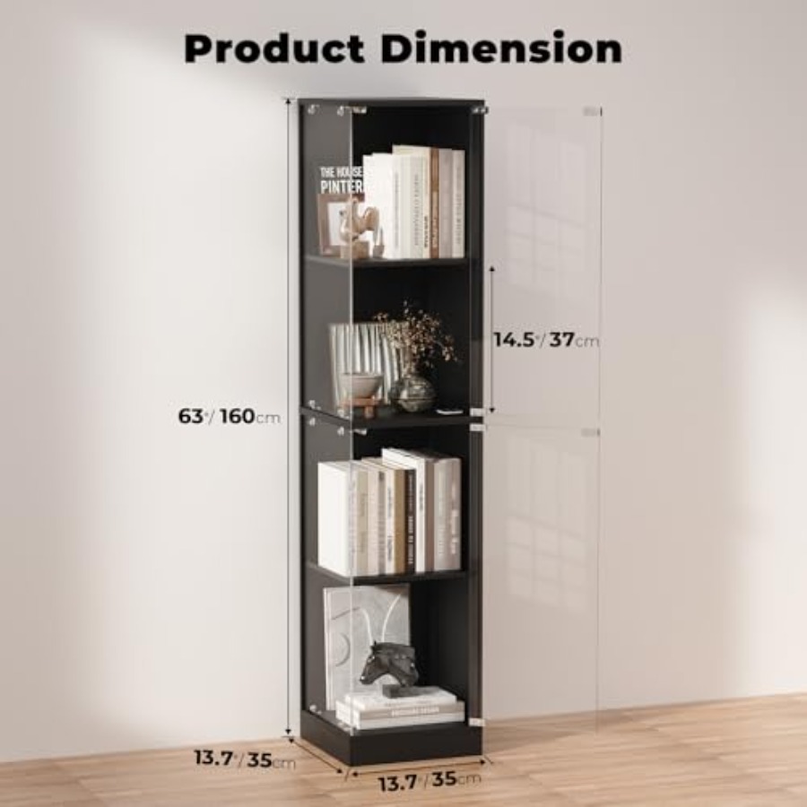 Corner display cabinet with gl - Lighting review and price