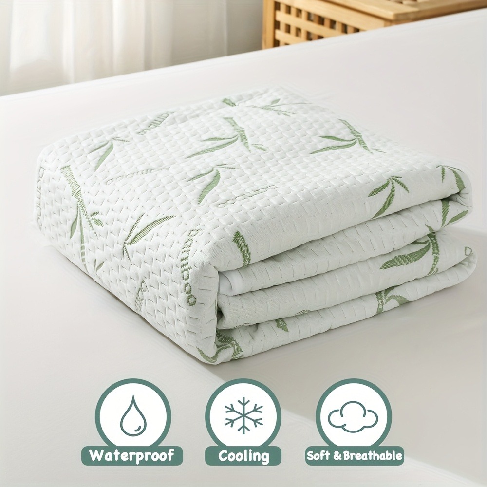 Waterproof Bamboo Fiber Mattre - Waterproof Mattress Protector Breathable review and price