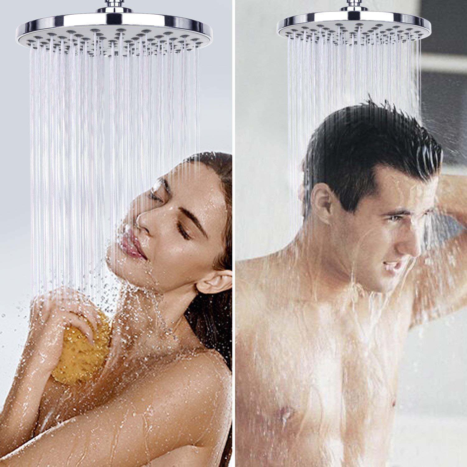 Rainfall Shower Head Big Panel - High Pressure Shower Head Handheld review and price