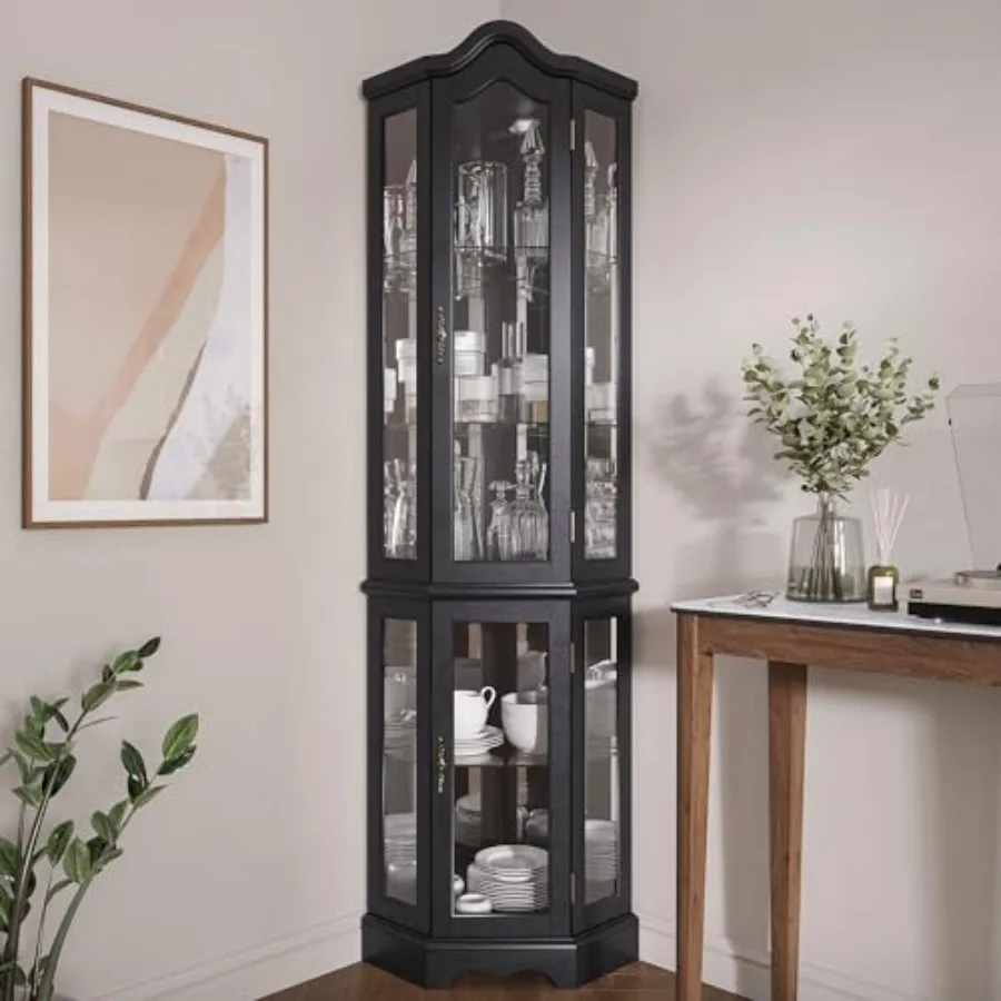 Lighted 3-side glass display c - Kitchen review and price