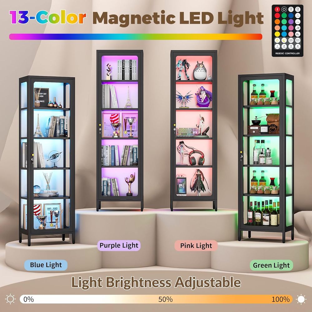 69 Glass Display Cabinet with  - Lighting review and price