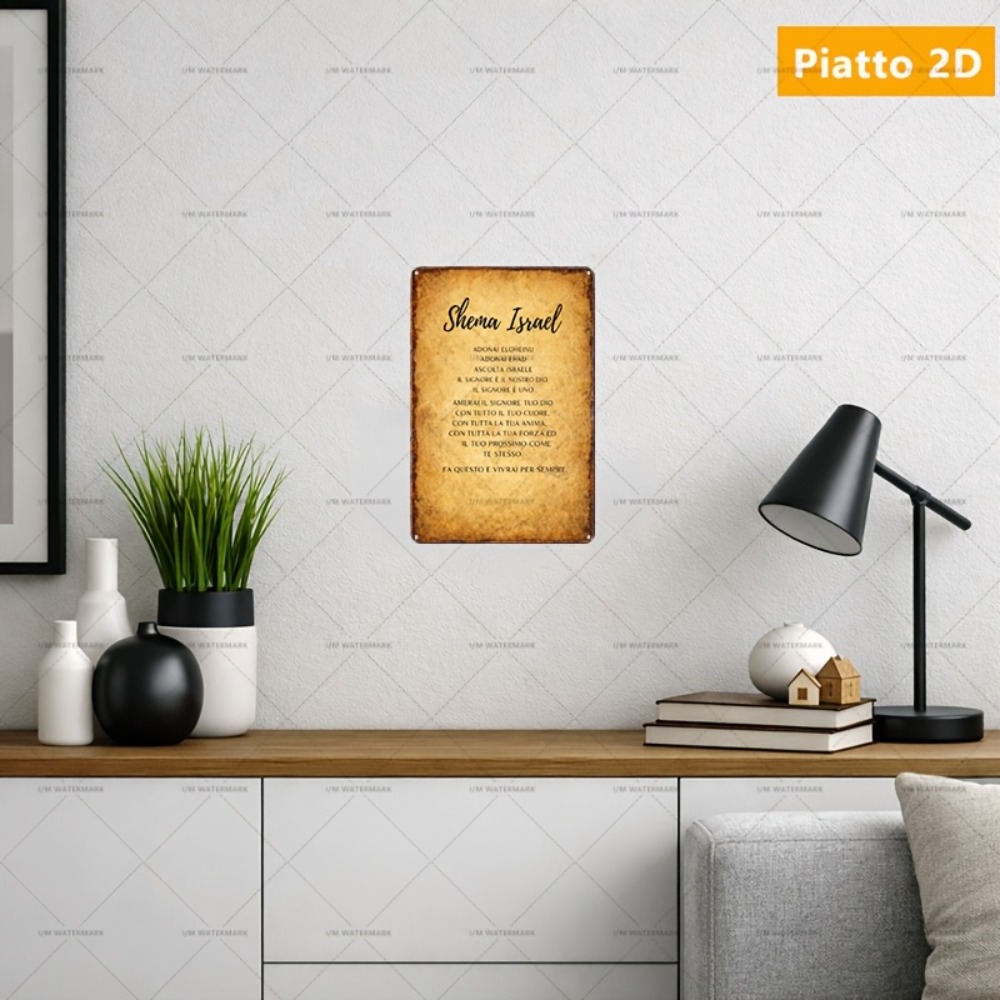 CIFBUY  Hebrew Scripture Alumi - Home Decor review and price