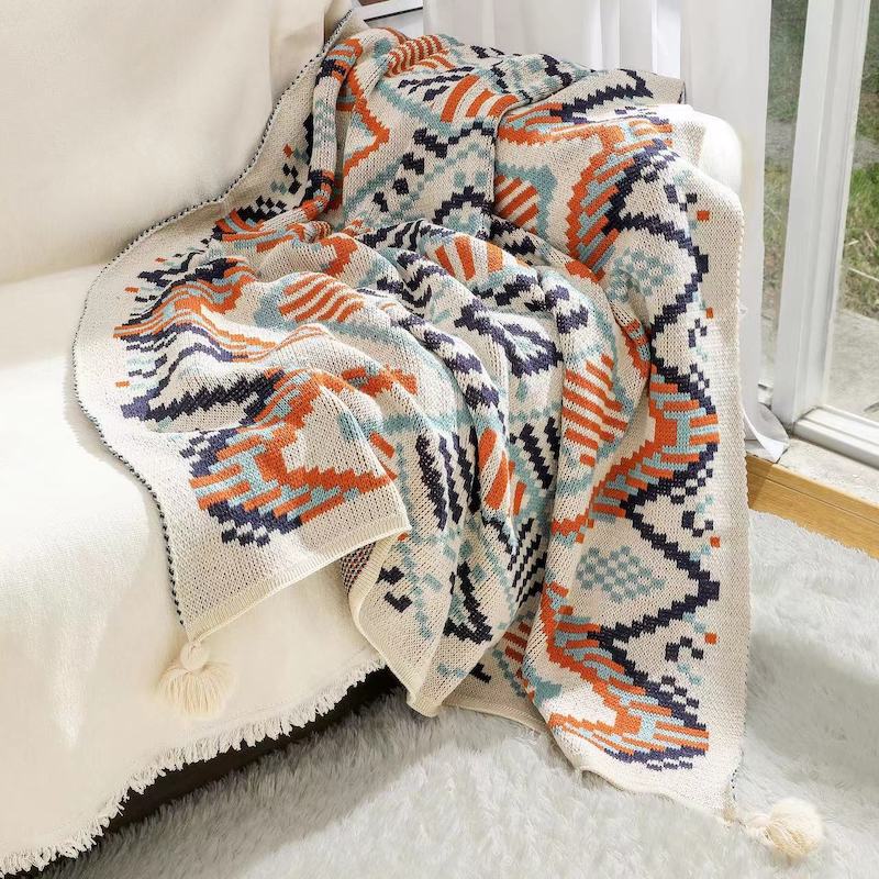 Boho Southwestern Fringed Thro - Boho Throw Blanket Fringe review and price